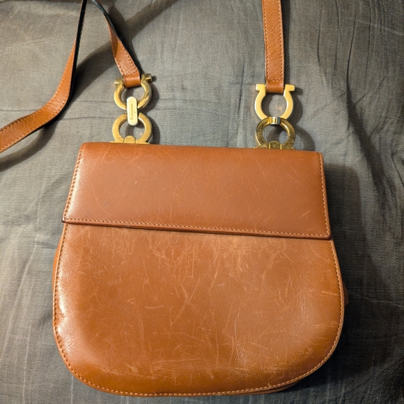 Salvatore Ferragamo Handbags - Vintage Ferragamo Brown Crossbody Bag